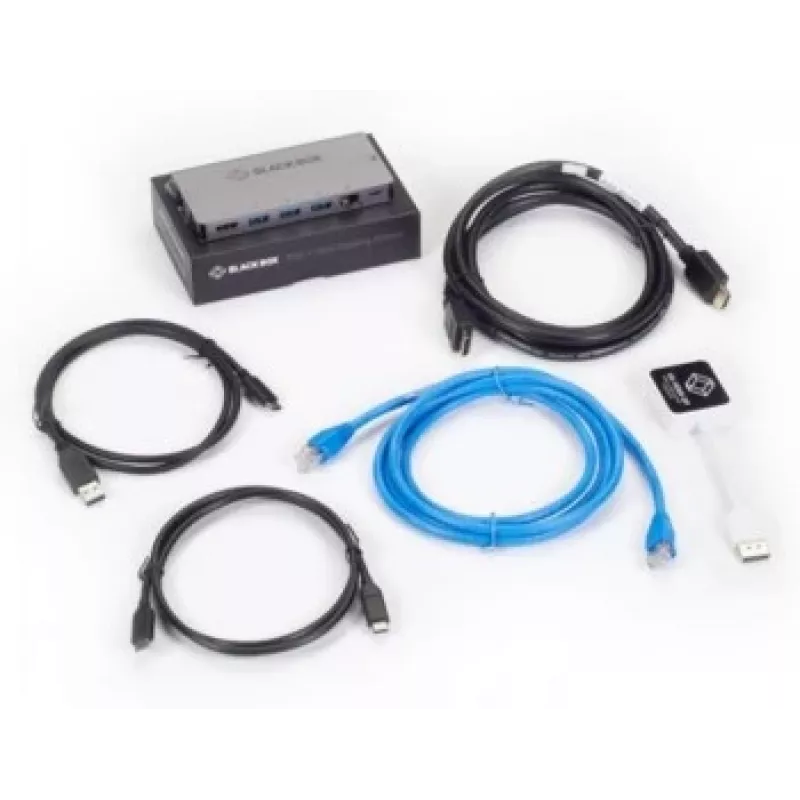 Caixa preta estação de acoplamento USB C - pacote Displayport