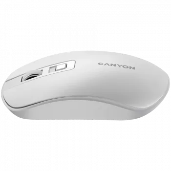 Rato CANYON MW-18 Wireless Charge branco pérola