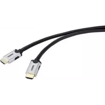 SpeaKa Professional Cabo de ligação HDMI 2,00 m Twisted Pairs Preto [1x ficha HDMI - 1x ficha HDMI] (SP-9063172)