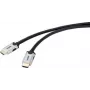 SpeaKa Professional Cabo de ligação HDMI 2,00 m Twisted Pairs Preto [1x ficha HDMI - 1x ficha HDMI] (SP-9063172)