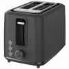 Torradeira elétrica AENO ATS0001G — 2 ranhuras, 220–240 V 50–60 Hz, 920–1080 W, 3 modos, 7 níveis de tostagem, cinzento
