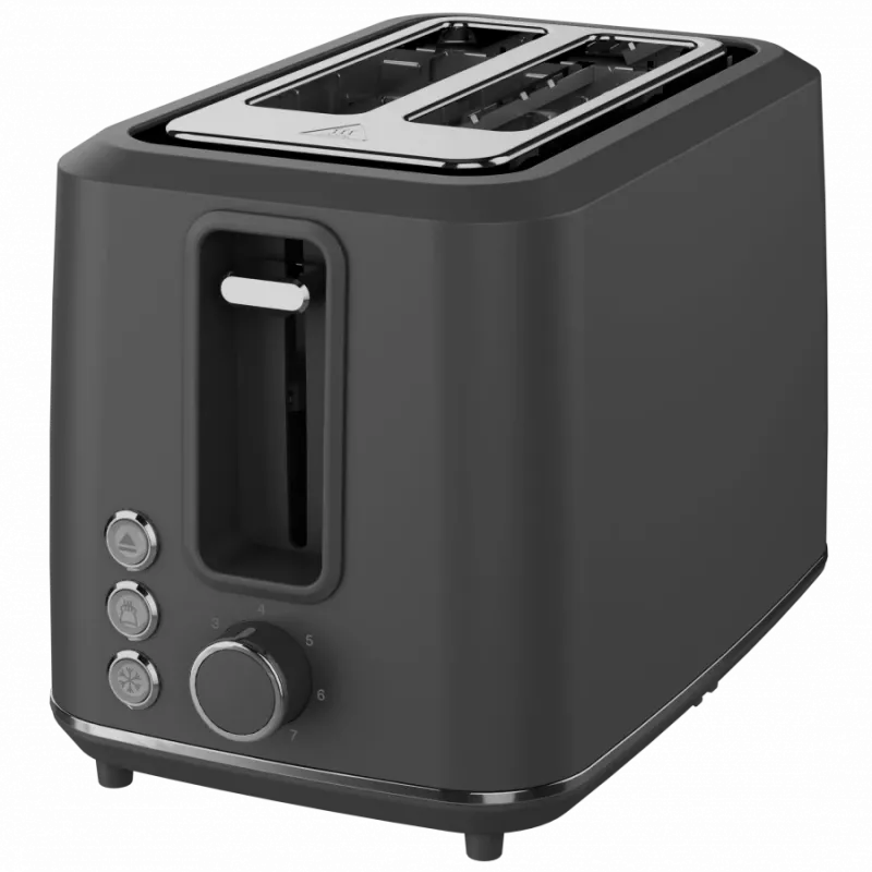 Torradeira elétrica AENO ATS0001G — 2 ranhuras, 220–240 V 50–60 Hz, 920–1080 W, 3 modos, 7 níveis de tostagem, cinzento