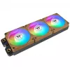 Ventoinhas de caixa Thermaltake CT140 EX Reverse ARGB 140mm pack de 3 Gravel Sand