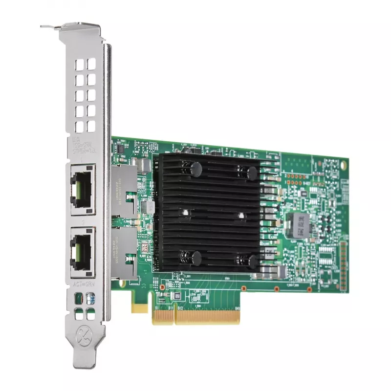 Broadcom NetXtreme E-Series P210TP placa de rede 10GbE de duas portas RJ-45, PCIe
