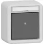 Interruptor de tecla GIRA 311630 interruptor de controlo BSF WG AP cinzento (311630)