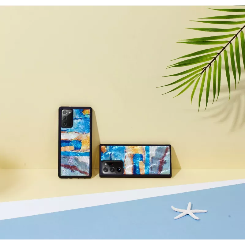 Capa de proteção iKins para Samsung Galaxy Note 20, azul-céu, encaixe fino