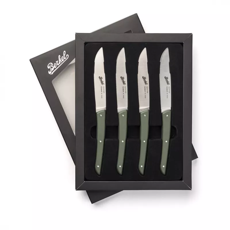 Faca de bife Berkel KCO4SW11SROBL aço inoxidável 11 cm 4 peças
