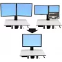 Ergotron WorkFit-C Kit de conversão para Single HD de Dual ou LCD e portátil - componente de montagem (kit de conversão) para ecrã LCD - tamanho do ecrã: 76,2 cm (30
