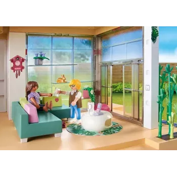 Conjunto de figuras My Life 71607 Casa com jardim de inverno