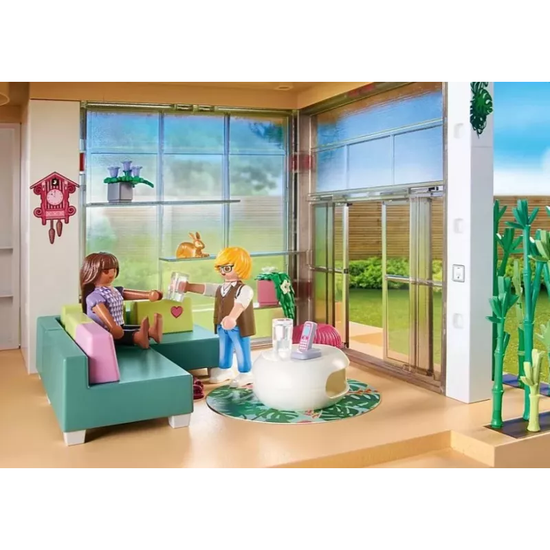 Conjunto de figuras My Life 71607 Casa com jardim de inverno