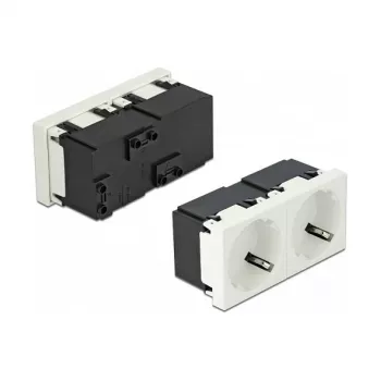 Tomada CEE 7/3 DELOCK 81322 — 3P+N+PE, 250 V, 16 A, ABS, branco