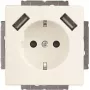Tomada SCHUKO com 2x USB Busch-Jaeger 20 EUCB2USB-884 (2CKA002011A6277)