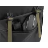 NATEC Niala NTO-2239 mochila para portátil de 39,6 cm (15,6 polegadas), 18 L, resistente a salpicos, poliéster reciclado, preto/verde escuro