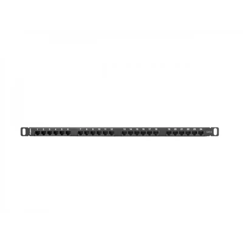 Lanberg PPU6-0024-B Patch panel 0,5HE