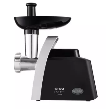 Picadora de carne Tefal NE108831 1400 W preto, aço acetinado