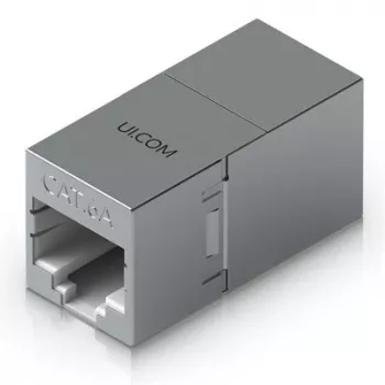 Acoplador RJ45 inline UBIQUITI UACC-RJ45-COUPLER-C6A Compacto – Acoplador inline RJ45 Cat6A