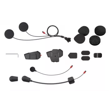 Kit de instalação para intercomunicador Sena Spider-ST1 – conjunto de microfone e altifalantes