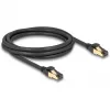 Cabo de rede DeLOCK RJ45 Cat.6A ficha para ficha S/FTP 2m preto