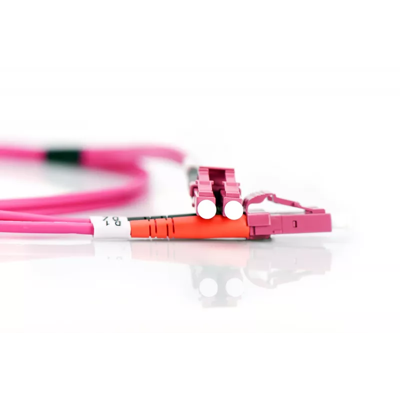 Cabo de patch de fibra ótica Digitus OM4 LC/LC 10 m