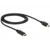 Cabo USB DeLOCK 83603 USB 2.0 1m USB C Mini-USB B preto