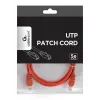 Cabo de rede CAT5E UTP 1,5m/vermelho PP12-1.5M/R Gembird
