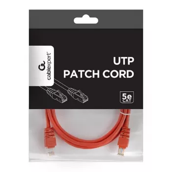 Cabo de rede CAT5E UTP 1,5m/vermelho PP12-1.5M/R Gembird