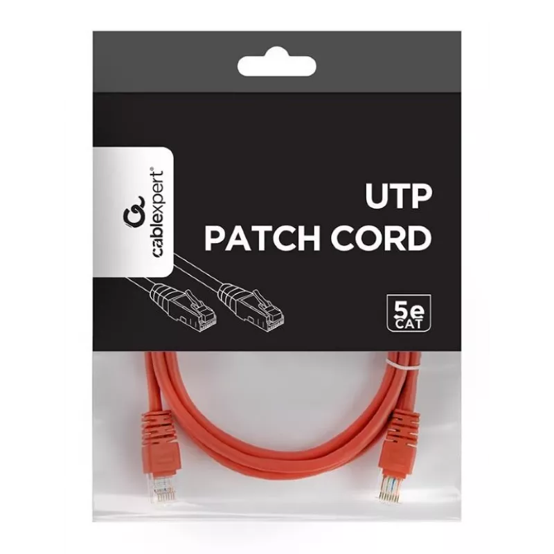 Cabo de rede CAT5E UTP 1,5m/vermelho PP12-1.5M/R Gembird