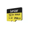 Memória flash Lexar 256 GB MicroSDXC UHS-II Professional GOLD