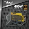 Fonte de alimentação ATX Akyga AK-U4-400 Ultimate 400 W, 80 PLUS Bronze, PFC ativo, ventoinha de 120 mm