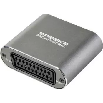 SpeaKa Professional Conversor TV, monitor SP-SHC-200 [SCART - HDMI] 1920 x 1080 píxeis (SP-10461516)
