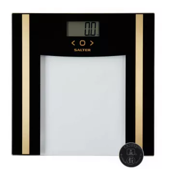 Balança de pessoa Salter SA00550BGCFAS balança de análise de vidro preto/dourado