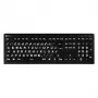 LogicKeyboard XL-Print Astra 2 branco sobre preto DE (PC)