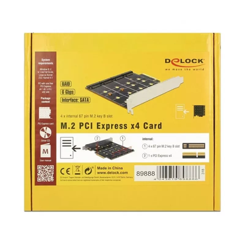 Placa de interface DeLOCK 89888