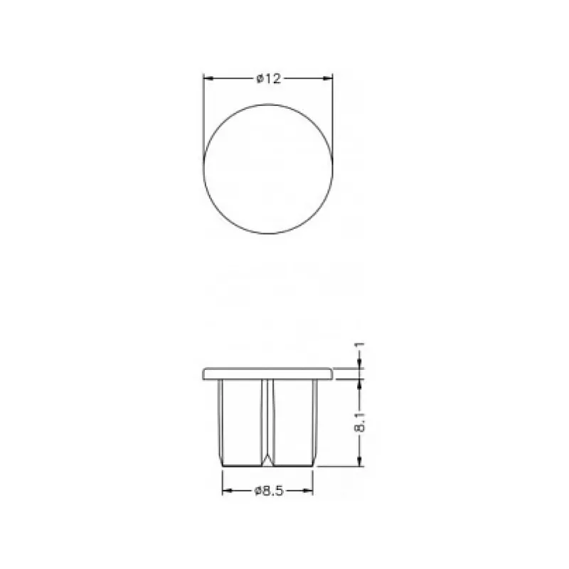 Tampa de segurança para conector fêmea F DeLOCK 60164