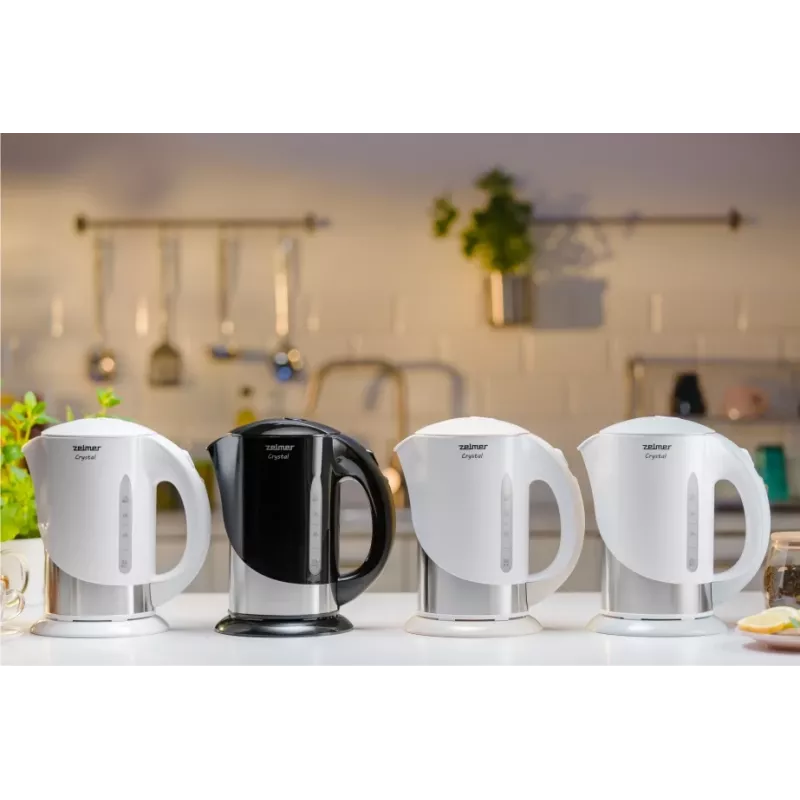 Chaleira elétrica Zelmer 1,7 l 1850 W preta