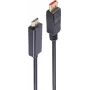 Adaptador de cabo de vídeo ShiverPeaks BS10-71045 3m DisplayPort HDMI preto