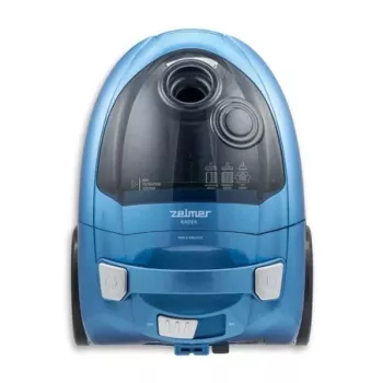 Aspirador sem saco ZELMER ZVC032P azul 1200 W, design de bidão compacto