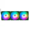 Ventoinhas de caixa Thermaltake CT120 EX Reverse ARGB Sync 120mm pack de 3 verde