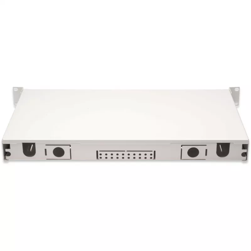 Digitus DN-96321-4 caixa de emenda de fibra ótica 1U, equipada, 12x SC Duplex, OM4, cinzento