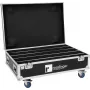 Flightcase de transporte e proteção Roadinger para 4x LED IP Atmo Bar 10