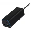 Gembird TA-UC-2A2C-PD100-01-BK Carregador para dispositivos móveis portátil, smartphone preto AC carregamento rápido interior
