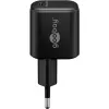Conjunto de carregamento USB-C GOOBAY 74774 – carregador de 65 W com cabo USB-C têxtil de 1 m