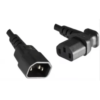 Microconnect PE040618A cabo de alimentação preto 1,8 m conector fêmea C13 conector macho C14