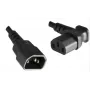 Microconnect PE040618A cabo de alimentação preto 1,8 m conector fêmea C13 conector macho C14