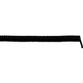Cabo espiral LappKabel UNITRONIC® SPIRAL 500 mm / 2000 mm 4 x 0,14 mm² preto 73220214 1 unid. (73220214)