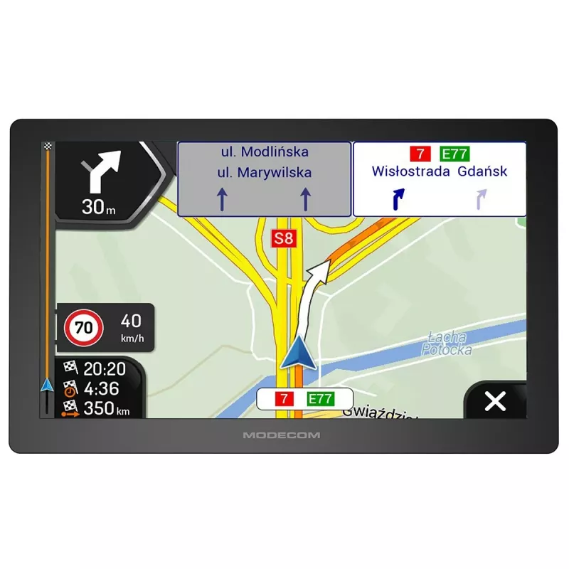 Modecom FreeWAY CX 9.4 navegação automóvel com iGO Navigation Truck Europe, atualização anual