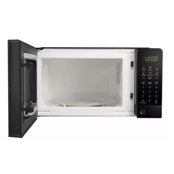 Micro-ondas solo ESPERANZA EKO009 — 700 W, 20 L, indicador LED, controlo tátil, prato giratório de vidro de 24,5 cm, preto