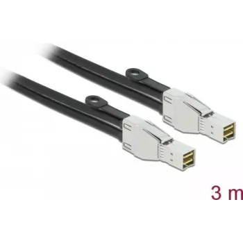 Cabo PCI Express DeLOCK Mini SAS HD SFF-8674 para SFF-8674 3 m