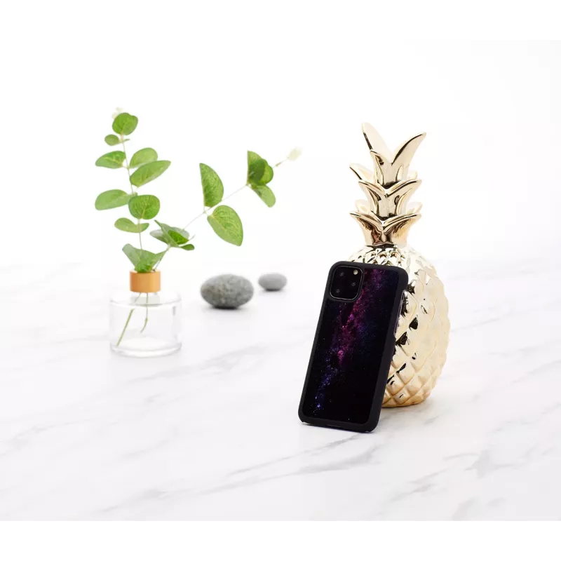 Capa para telemóvel iKins para iPhone 11 Pro – milky way preta capa de proteção