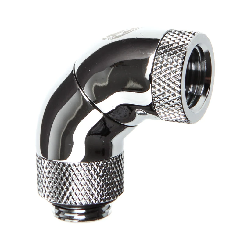 Conector para refrigeração líquida BitsPower BP-90R3D Latão Prateado – acessório para sistema de refrigeração de computador